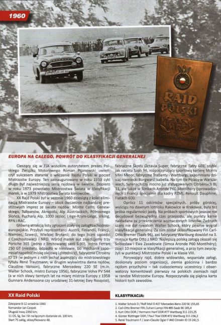 Rajd Polski - 1960r